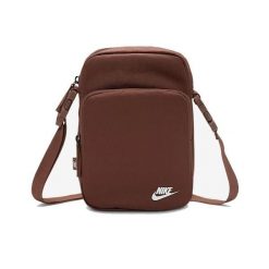 Saszetka na ramię Nike Nk Heritage Crossbody. Brązowe nerki i saszetki damskie Nike, bez wzorów. Za 110.99 zł.