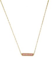 Design Letters Pozłacany naszyjnik "Kiss" - dł. 45 cm rozmiar: onesize. Różowe naszyjniki damskie Design Letters, pozłacane. Za 122.09 zł.