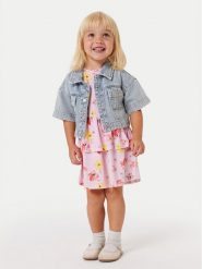 NAME IT Sukienka codzienna Fina 13244206 Różowy Standard Fit. Czerwone sukienki dziewczęce Name it, bez wzorów, z bawełny, bez ramiączek, proste. Za 59.99 zł.