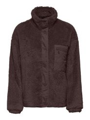ONLY Kurtka polarowa w kolorze brązowym rozmiar: XL. Brązowe kurtki damskie Only, xl, bez wzorów, z polaru, bez kaptura. Za 150.95 zł.