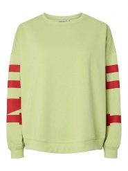 Pieces Bluza "Pcfany" w kolorze zielonym rozmiar: L. Zielone bluzy damskie Pieces, l, bez wzorów, bez kaptura. Za 143.83 zł.