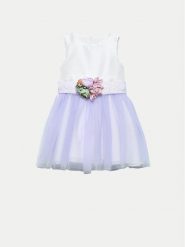 Abel & Lula Sukienka elegancka 5052 Fioletowy Regular Fit. Fioletowe sukienki dziewczęce Abel & Lula, bez wzorów, z syntetyku, bez ramiączek. Za 279.99 zł.