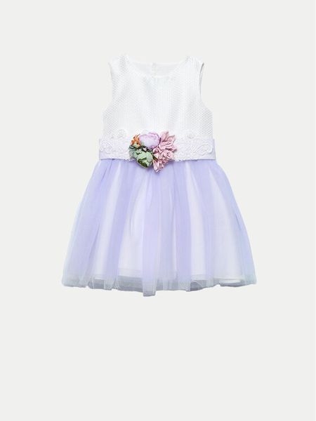 Abel & Lula Sukienka elegancka 5052 Fioletowy Regular Fit. Fioletowe sukienki dziewczęce Abel & Lula, bez wzorów, z syntetyku, bez ramiączek. Za 339.99 zł.