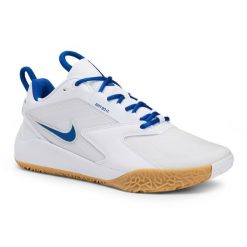 Buty do siatkówki Nike Zoom Hyperace 3. Białe obuwie sportowe damskie Nike, bez zapięcia, do siatkówki, Nike Zoom. Za 399.99 zł.