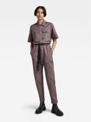 G-Star Raw Kombinezon D22536-D194-4751 Brązowy Regular Fit. Brązowe sukienki damskie G-Star Raw, bez wzorów, z bawełny, retro, bez ramiączek. Za 539.99 zł.