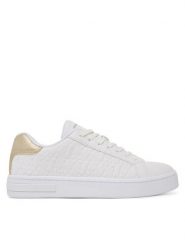 Armani Exchange Sneakersy XDX165 XV891 T782 Biały. Białe obuwie sportowe damskie Armani Exchange, ze skóry, bez zapięcia. Za 589.99 zł.