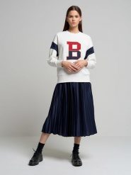 BIG STAR Spódnica w kolorze granatowym rozmiar: XL. Niebieskie spódnice damskie Big Star, xl, bez wzorów, retro, maxi. Za 144.92 zł.