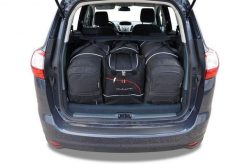 Torby Do Bagażnika Ford Grand C-Max 2010-2015 4Szt Kjust. Czarne torby podróżne KJUST, bez wzorów, z kauczuku. Za 1,233.00 zł.