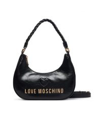 LOVE MOSCHINO Torebka JC4135PP1PL1100A Czarny. Czarne torebki klasyczne damskie Love Moschino, ze skóry, bez dodatków. Za 949.99 zł.