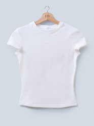 LeGer Koszulka w kolorze białym rozmiar: 34. Białe koszulki damskie LeGer, bez wzorów, bez kołnierzyka, bez ramiączek. Za 113.63 zł.