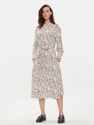 Tommy Hilfiger Sukienka koszulowa WW0WW41904 Écru Relaxed Fit. Sukienki damskie Tommy Hilfiger, bez wzorów, z wiskozy, bez ramiączek. Za 469.99 zł.