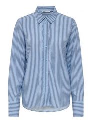 ONLY Bluzka w kolorze błękitnym rozmiar: M. Niebieskie bluzki damskie Only, m, bez wzorów, z wiskozy, bez kołnierzyka, bez ramiączek. Za 69.42 zł.