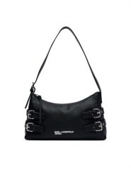 Karl Lagerfeld Jeans Torebka B2W30265 Czarny. Czarne torebki klasyczne damskie Karl Lagerfeld Jeans, z jeansu, bez dodatków. Za 709.99 zł.