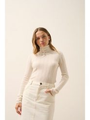 Just Cashmere Kaszmirowy golf "Serelith" w kolorze kremowym rozmiar: S. Brązowe golfy damskie Just Cashmere, s, bez wzorów, z kaszmiru, bez ramiączek. Za 238.29 zł.