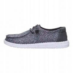 HeyDude Damskie Mokasyny Wendy Stretch Speckle. Białe mokasyny damskie Hey dude, z materiału, bez obcasa. Za 239.00 zł.