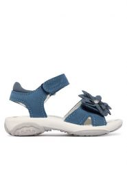 Primigi Sandały 1383688 M Granatowy. Niebieskie sandały dziewczęce Primigi, ze skóry, bez obcasa, bez zapięcia. Za 249.99 zł.