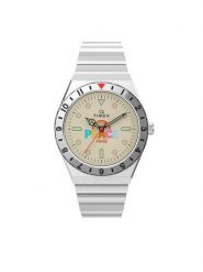 Timex Zegarek Lab Archive 1971 Unity Collection TW2V25800 Srebrny. Szare, analogowe zegarki damskie Timex, srebrne. Za 449.99 zł.