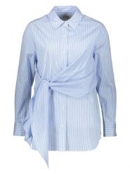 Scotch & Soda Bluzka w kolorze błękitnym rozmiar: 40. Niebieskie bluzki damskie Scotch & Soda, bez wzorów, z bawełny, bez kołnierzyka, bez ramiączek. Za 176.50 zł.