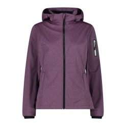 Kurtka damska turystyczna CMP 39A5016M. Fioletowe kurtki sportowe damskie CMP, l, bez wzorów, z softshellu, z kapturem. Za 340.00 zł.