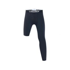 Legginsy na lewą nogę Rigorer. Czarne legginsy damskie RIGORER, l, bez wzorów, z materiału. Za 189.00 zł.