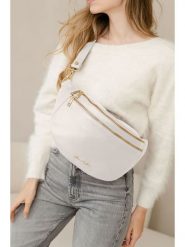 Anna Morellini Skórzana saszetka "Lorenza" w kolorze białym - 36 x 22 x 12 cm rozmiar: onesize. Białe nerki i saszetki damskie Anna Morellini, bez wzorów, z materiału. Za 260.99 zł.