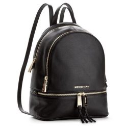 Plecak MICHAEL Michael Kors. Czarne plecaki MICHAEL Michael Kors, bez wzorów. Za 949.99 zł.