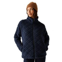 Bluza Polarowa Damska Pełen Suwak Alaiya. Niebieskie bluzy damskie Regatta, na zimę, m, bez wzorów, z materiału, bez kaptura. Za 54.99 zł.