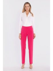 Stylove Spodnie w kolorze różowym rozmiar: XL. Różowe spodnie materiałowe damskie Stylove, bez wzorów, z materiału. Za 219.99 zł.