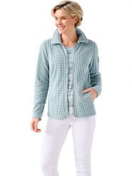 WITT WEIDEN Kurtka polarowa w kolorze turkusowym rozmiar: 46. Niebieskie kurtki damskie WITT WEIDEN, bez wzorów, z polaru, bez kaptura. Za 43.99 zł.