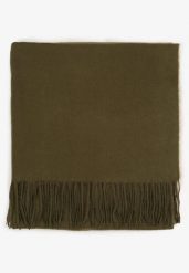 Ciemnozielony Szalik Inglidyr. Zielone szaliki damskie Born2be, bez wzorów. Za 29.99 zł.