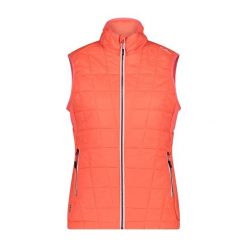 Damska kurtka bez rękawów CMP Unlimitech. Brązowe kurtki damskie CMP, bez wzorów, bez kaptura. W wyprzedaży za 435.90 zł.