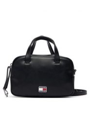 Tommy Jeans Torebka Tjw City Trunk Crossover AW0AW18084 Czarny. Czarne torebki klasyczne damskie Tommy Jeans, z jeansu, bez dodatków. Za 529.99 zł.