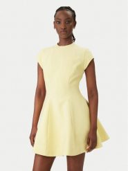 Bardot Sukienka koktajlowa Beckett 60382DB Żółty Regular Fit. Żółte sukienki damskie Bardot, bez wzorów, z syntetyku, wizytowe, bez ramiączek. Za 699.99 zł.