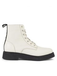 Tommy Jeans Botki Tjw Lace Up Flat Boot EN0EN02310 Écru. Botki damskie Tommy Jeans, z jeansu, bez obcasa, na płaskiej podeszwie, bez zapięcia. Za 639.99 zł.