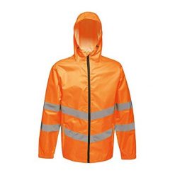 Kurtka Odblaskowa Unisex Dla Dorosłych HiVis Łatwe Pakowanie. Żółte kurtki damskie Regatta, xl, bez wzorów, bez kaptura. Za 161.99 zł.