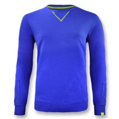 Bluza damska z bawełny NEBI jasnoniebieska. Niebieskie bluzy damskie LEGEA, bez wzorów, z bawełny, bez kaptura. Za 86.00 zł.