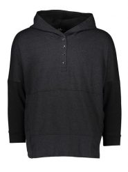 Milan Kiss Bluza w kolorze czarnym rozmiar: M. Czarne bluzy damskie Milan Kiss, m, bez wzorów, z bawełny, z kapturem. Za 109.52 zł.