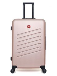 SWISS KOPPER Walizka "Zurich" w kolorze różowozłotym - 47 x 75 x 29 cm rozmiar: onesize. Różowe walizki SWISS KOPPER, bez wzorów, z materiału. Za 260.99 zł.
