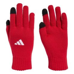 Rękawice Liverpool FC. Białe rękawiczki damskie Adidas, bez wzorów, z dzianiny. Za 119.00 zł.