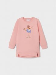 NAME IT Bluza Tinna 13226404 Różowy Regular Fit. Czerwone bluzy dziewczęce Name it, bez wzorów, z bawełny, bez ramiączek, bez kaptura. Za 59.99 zł.