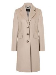 More & More Płaszcz przejściowy w kolorze beżowym rozmiar: 38. Brązowe płaszcze damskie More & More, bez wzorów, bez kaptura. Za 325.54 zł.