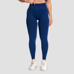 Legginsy damskie fitness bezszwowe granatowe Sculpt Seamless. Legginsy damskie GYMBEAM, s, bez wzorów, z elastanu. Za 113.90 zł.