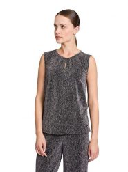 BETTY & CO Bluzka w kolorze czarnym rozmiar: 36. Czarne bluzki damskie Betty & Co, bez wzorów, bez kołnierzyka, bez ramiączek. Za 86.99 zł.