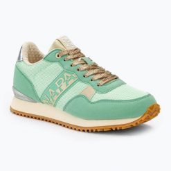 Buty damskie Napapijri. Zielone obuwie sportowe damskie Napapijri, bez zapięcia. Za 249.99 zł.