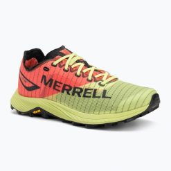 Buty do biegania damskie Merrell MTL Long 2 Matryx mantis. Żółte obuwie sportowe damskie Merrell, bez zapięcia, do biegania. Za 579.99 zł.