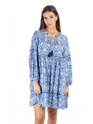 Isla Bonita by SIGRIS Sukienka w kolorze niebieskim rozmiar: XL. Niebieskie sukienki damskie Isla Bonita by SIGRIS, bez wzorów, z bawełny, bez ramiączek. Za 154.07 zł.