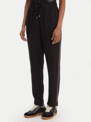 Liu Jo Sport Spodnie materiałowe TA6290 TS923 Czarny Regular Fit. Czarne spodnie materiałowe damskie Liu Jo Sport, bez wzorów, z materiału. Za 599.99 zł.