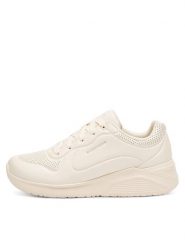 Skechers Sneakersy 8750063 BGE Beżowy. Brązowe obuwie sportowe damskie Skechers, z syntetyku, bez zapięcia. Za 249.99 zł.