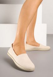 Beżowe Płaskie Espadryle z Plecionką na Podeszwie Julietae. Brązowe espadryle damskie Renee, bez wzorów, bez obcasa, na płaskiej podeszwie. Za 54.99 zł.