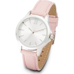 Zegarek na rękę bonprix stary róż - srebrny kolor. Czerwone zegarki damskie bonprix. Za 54.99 zł.